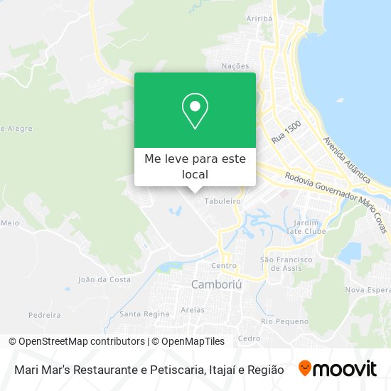 Mari Mar's Restaurante e Petiscaria mapa