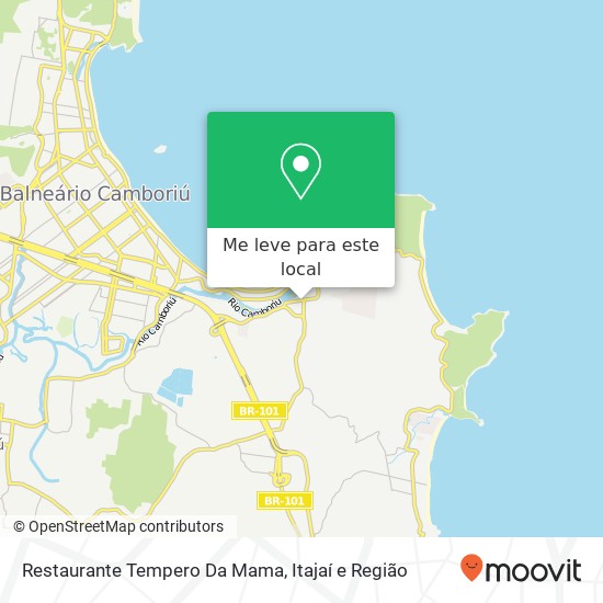 Restaurante Tempero Da Mama, Rua José Francisco Vítor, 210 Da Barra Balneário Camboriú-SC 88332-230 mapa