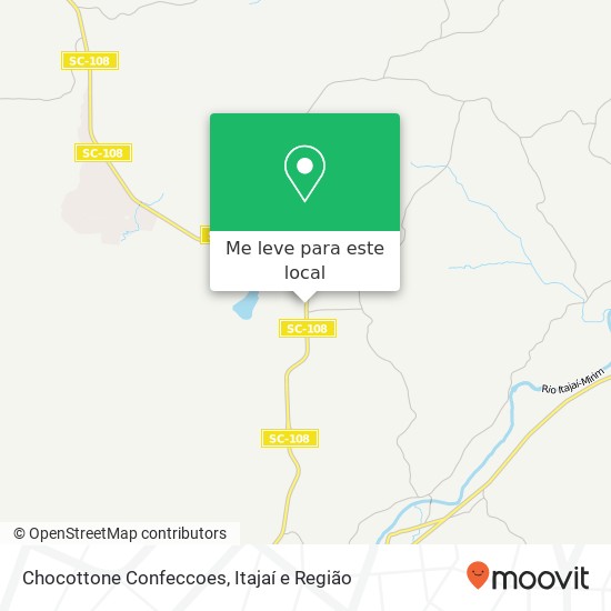 Chocottone Confeccoes, Rodovia Ivo Silveira, 8877 Brusque-SC 88355-000 mapa