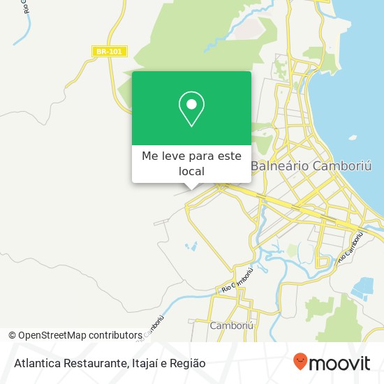 Atlantica Restaurante, Rua Monte Pedra Açu, 65 Monte Alegre Camboriú-SC 88348-544 mapa