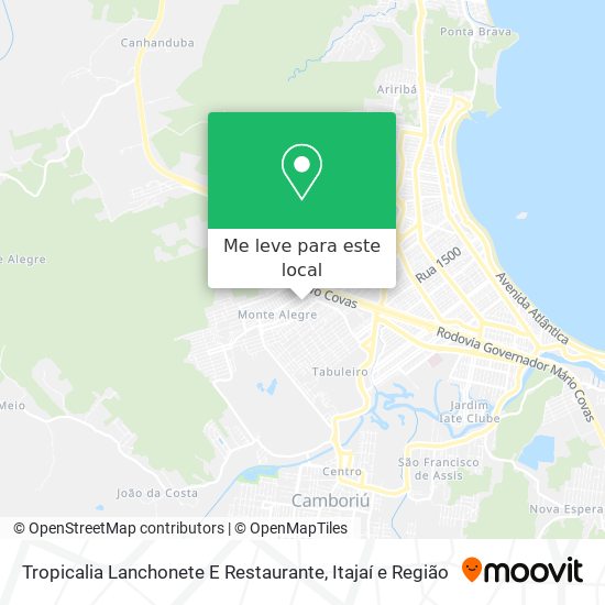 Tropicalia Lanchonete E Restaurante mapa