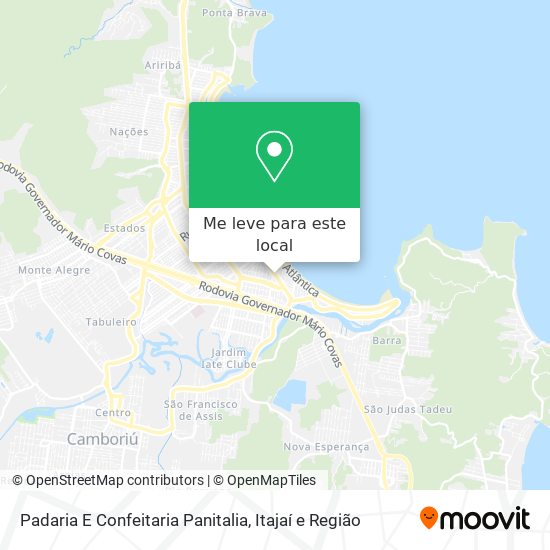 Padaria E Confeitaria Panitalia mapa