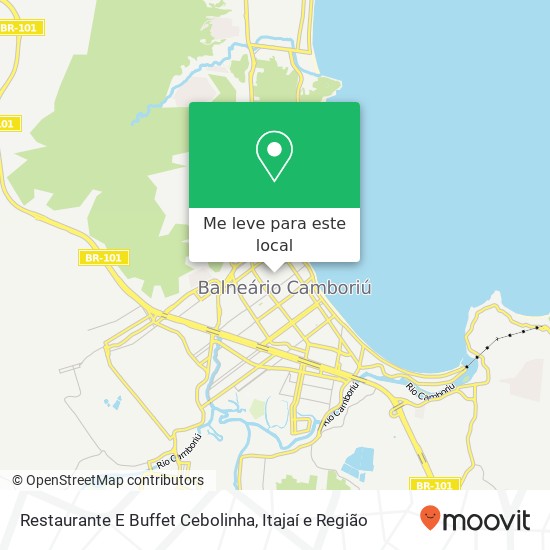 Restaurante E Buffet Cebolinha, Rua Novecentos e Doze, 50 Centro Balneário Camboriú-SC 88330-607 mapa