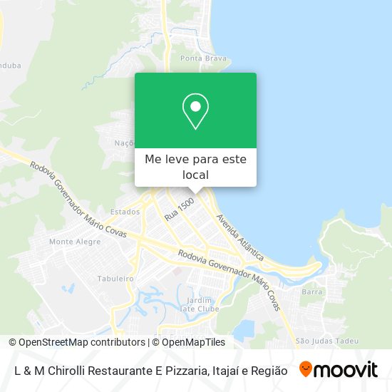 L & M Chirolli Restaurante E Pizzaria mapa