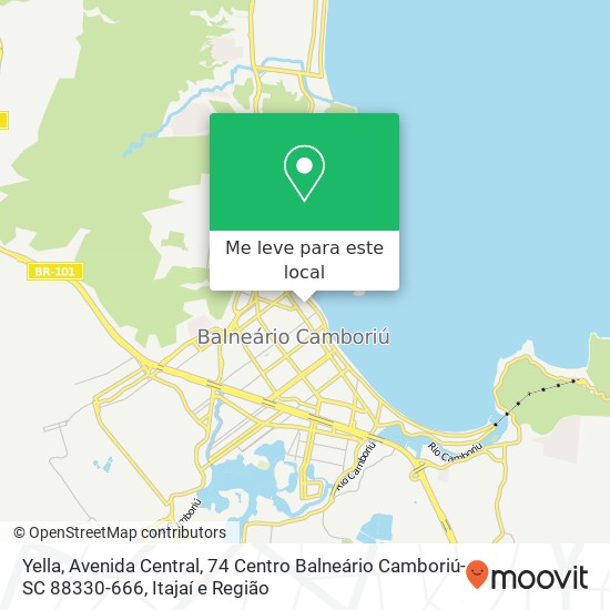 Yella, Avenida Central, 74 Centro Balneário Camboriú-SC 88330-666 mapa