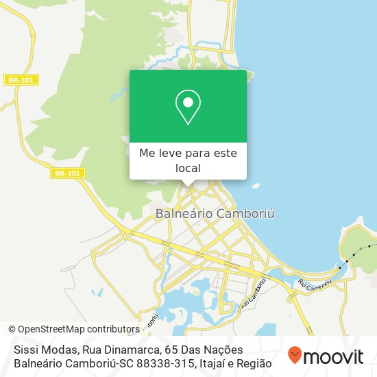 Sissi Modas, Rua Dinamarca, 65 Das Nações Balneário Camboriú-SC 88338-315 mapa