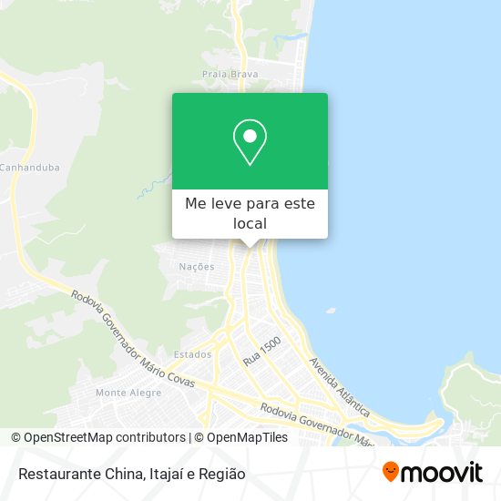 Restaurante China mapa