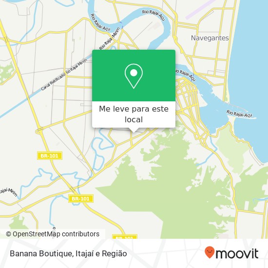 Banana Boutique, Rua Victor Zaguini, 388 Dom Bosco Itajaí-SC 88307-080 mapa