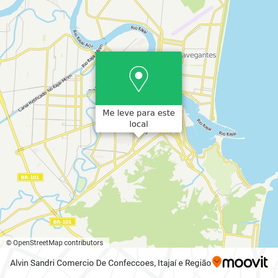 Alvin Sandri Comercio De Confeccoes mapa