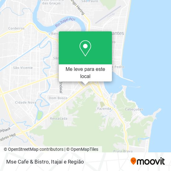 Mse Cafe & Bistro mapa