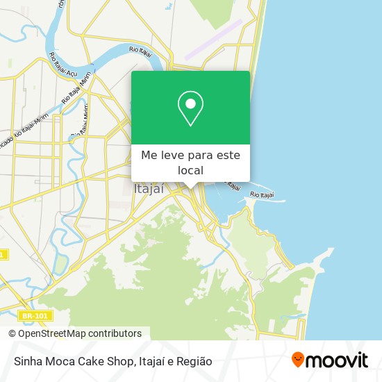 Sinha Moca Cake Shop mapa