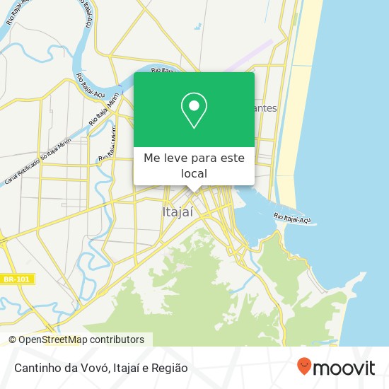 Cantinho da Vovó, Rua Brusque Centro Itajaí-SC 88302-000 mapa