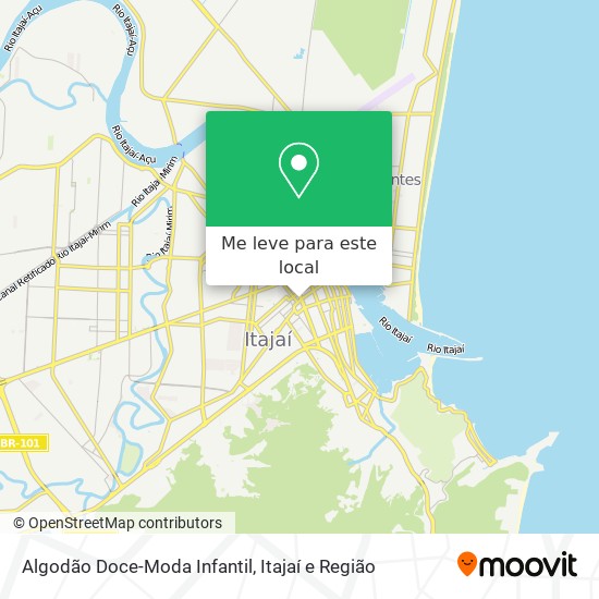 Algodão Doce-Moda Infantil mapa