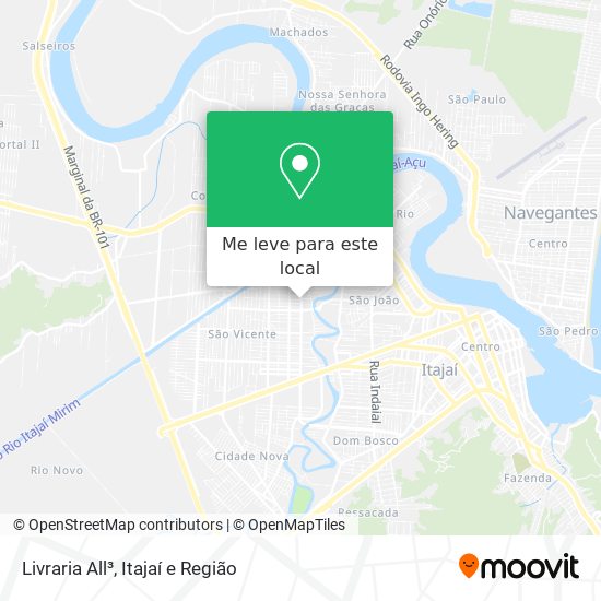 Livraria All³ mapa