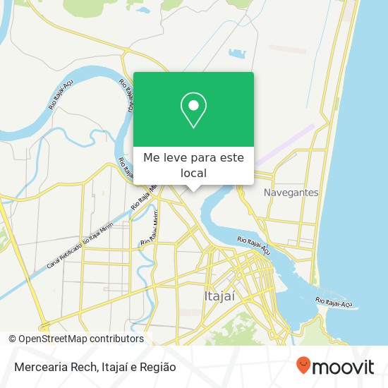 Mercearia Rech, Rua Zacarias de Souza, 40 Barra do Rio Itajaí-SC 88305-650 mapa
