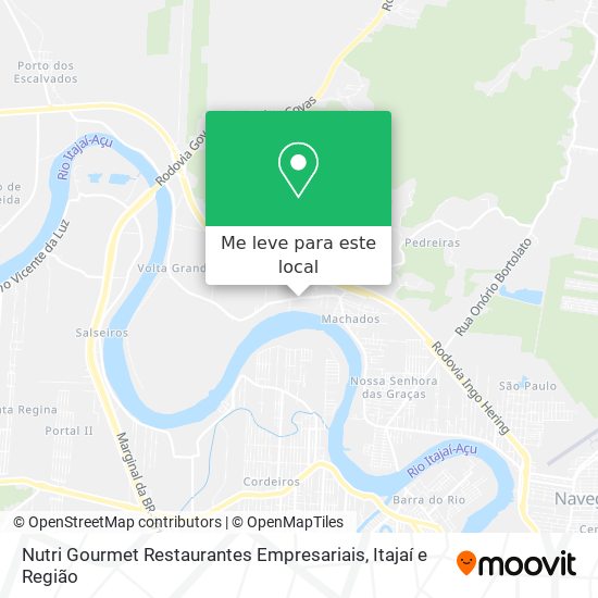 Nutri Gourmet Restaurantes Empresariais mapa