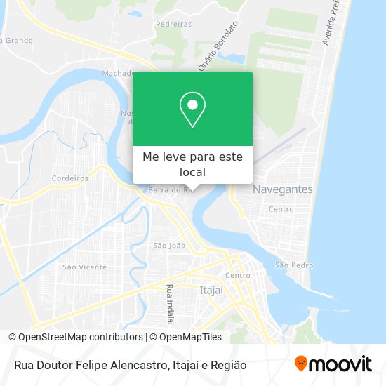 Rua Doutor Felipe Alencastro mapa