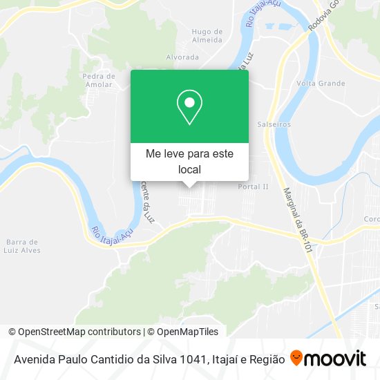 Avenida Paulo Cantidio da Silva 1041 mapa