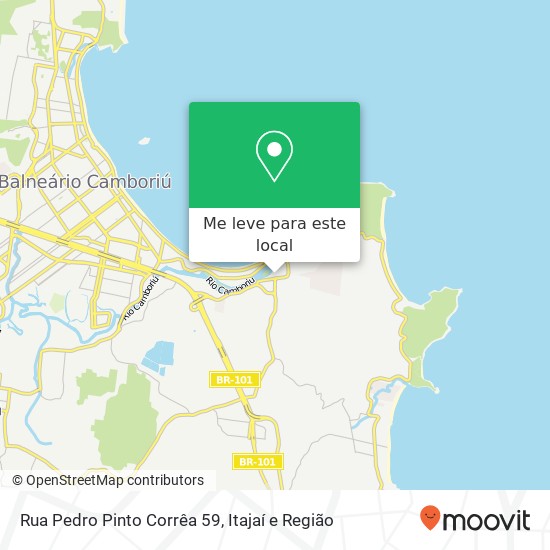 Rua Pedro Pinto Corrêa 59 mapa