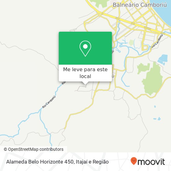 Alameda Belo Horizonte 450 mapa