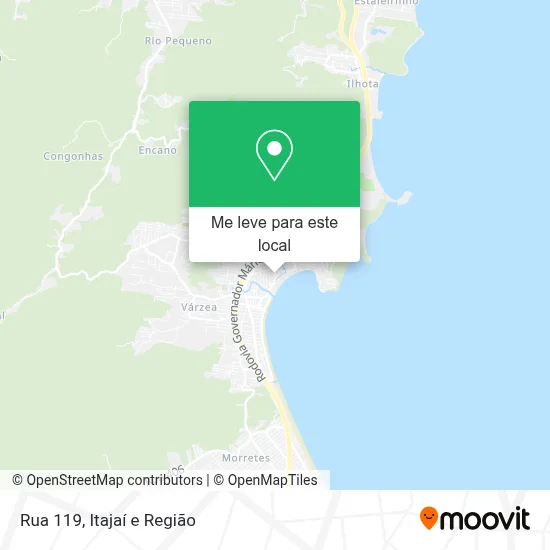 Rua 119 mapa