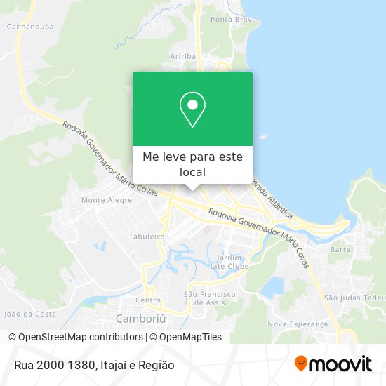 Rua 2000 1380 mapa