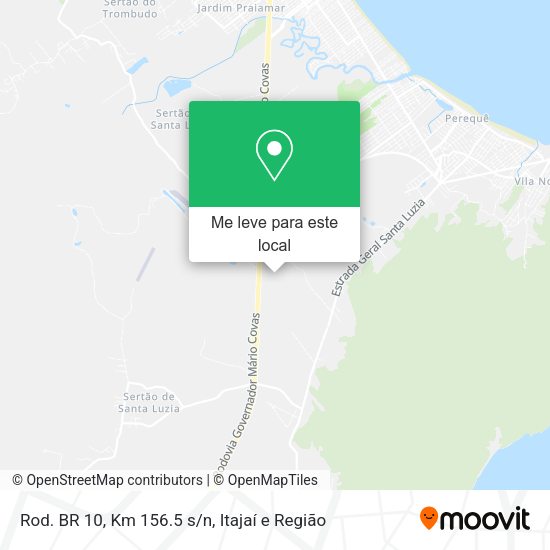 Rod. BR 10, Km 156.5 s/n mapa
