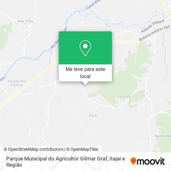 Parque Municipal do Agricultor Gilmar Graf mapa