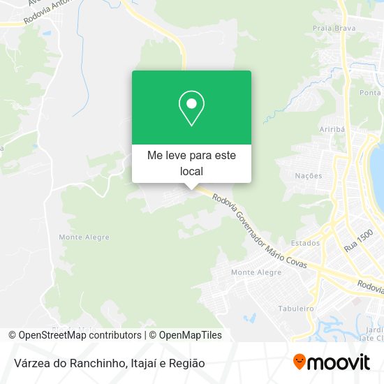 Várzea do Ranchinho mapa