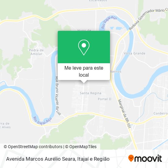 Avenida Marcos Aurélio Seara mapa