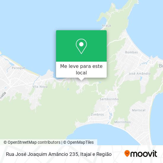 Rua José Joaquim Amâncio 235 mapa