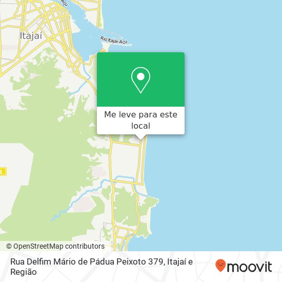 Rua Delfim Mário de Pádua Peixoto 379 mapa