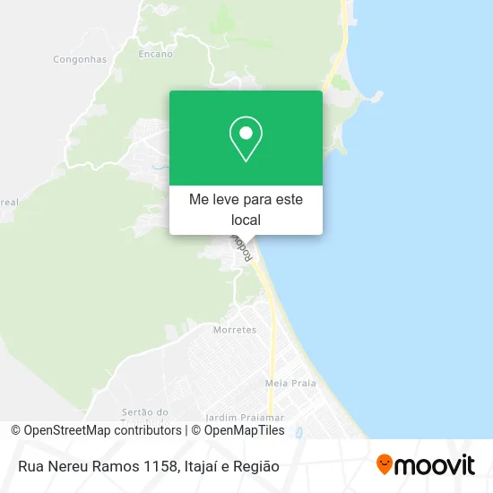 Rua Nereu Ramos 1158 mapa