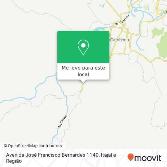 Avenida José Francisco Bernardes 1140 mapa