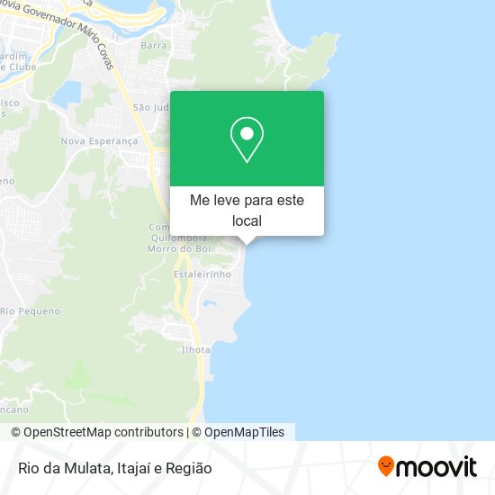 Rio da Mulata mapa