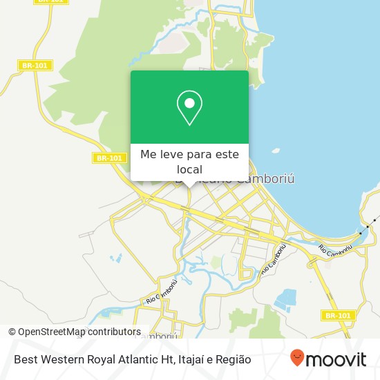 Best Western Royal Atlantic Ht mapa