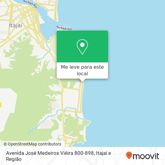 Avenida José Medeiros Viêira 800-898 mapa