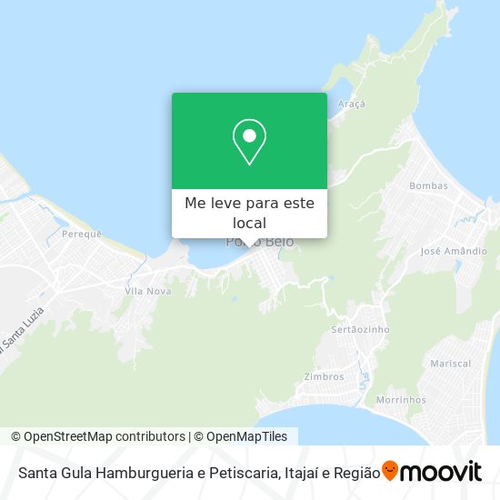 Santa Gula Hamburgueria e Petiscaria mapa