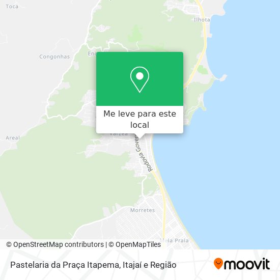Pastelaria da Praça Itapema mapa