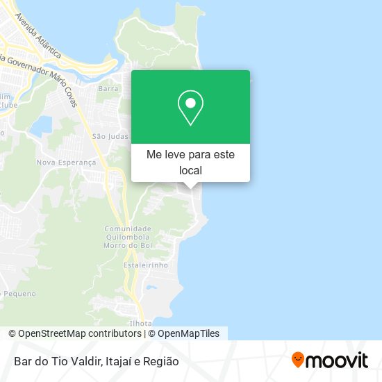 Bar do Tio Valdir mapa