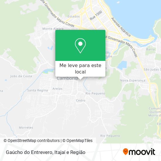Gaúcho do Entrevero mapa