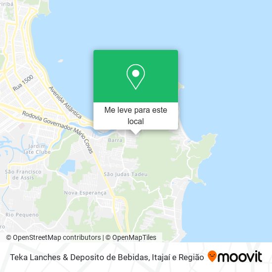 Teka Lanches & Deposito de Bebidas mapa