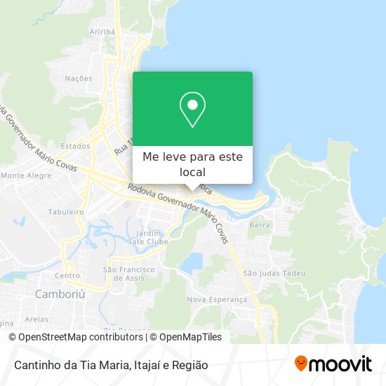 Cantinho da Tia Maria mapa