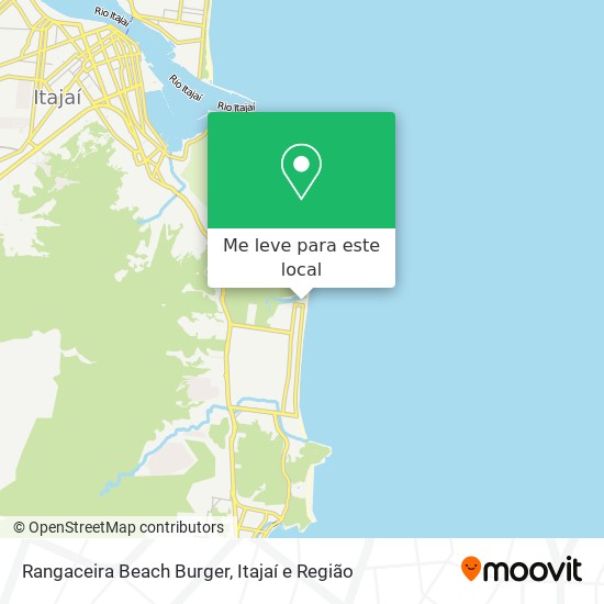 Rangaceira Beach Burger mapa