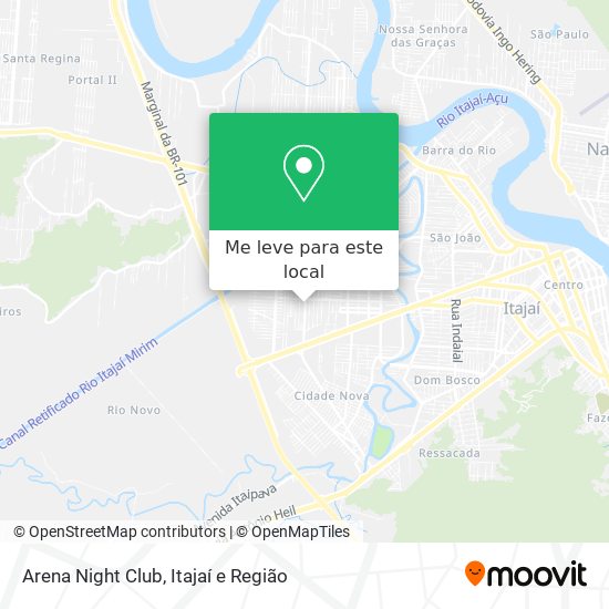 Arena Night Club mapa