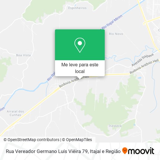 Rua Vereador Germano Luís Viêira 79 mapa