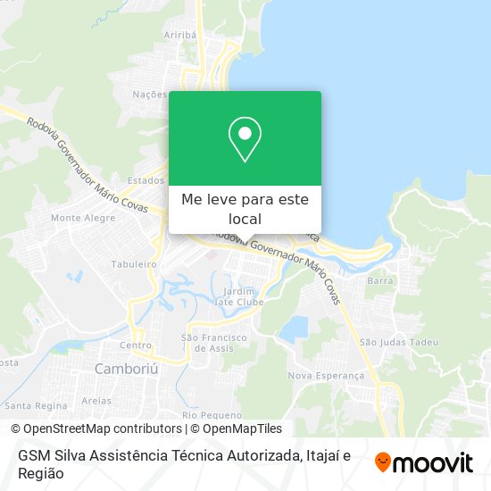GSM Silva Assistência Técnica Autorizada mapa