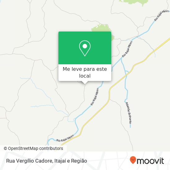 Rua Vergílio Cadore mapa