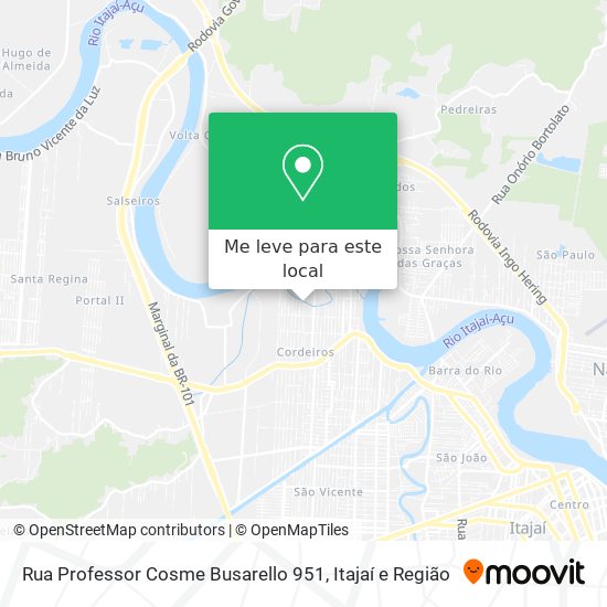 Rua Professor Cosme Busarello 951 mapa