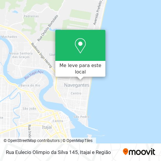 Rua Eulecio Olimpio da Silva 145 mapa